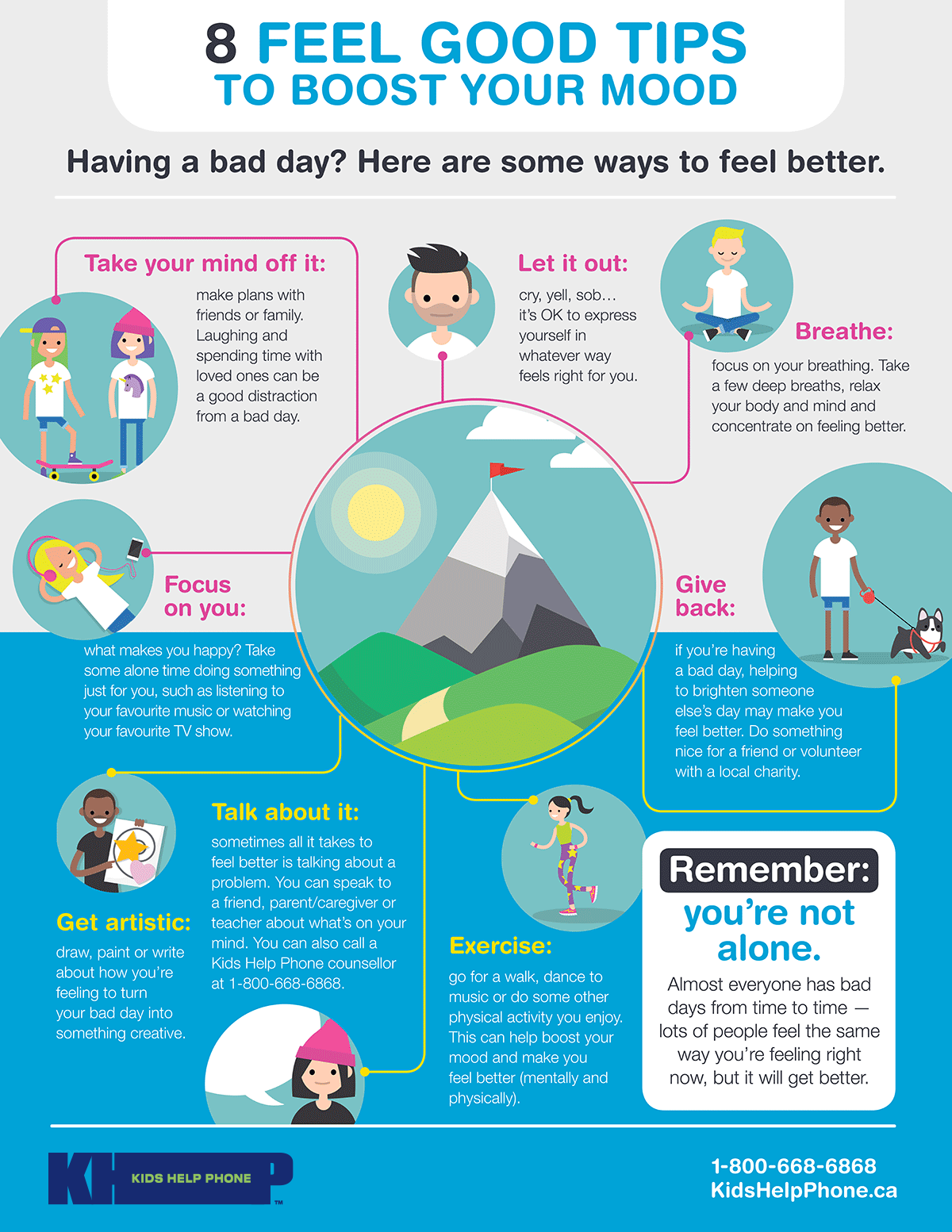 8 feel good tips to boost your mood - Kids Help Phone