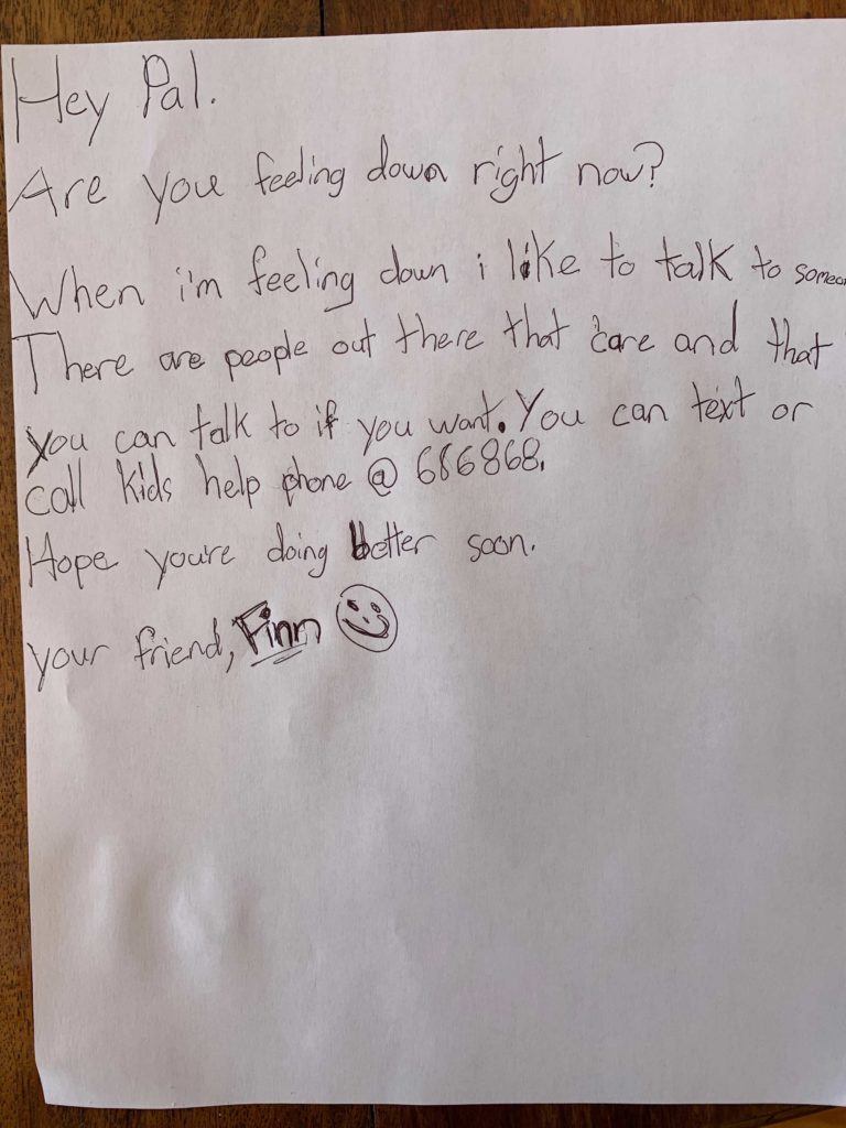 Letters of support from kids like you during COVID-19 - Kids Help Phone