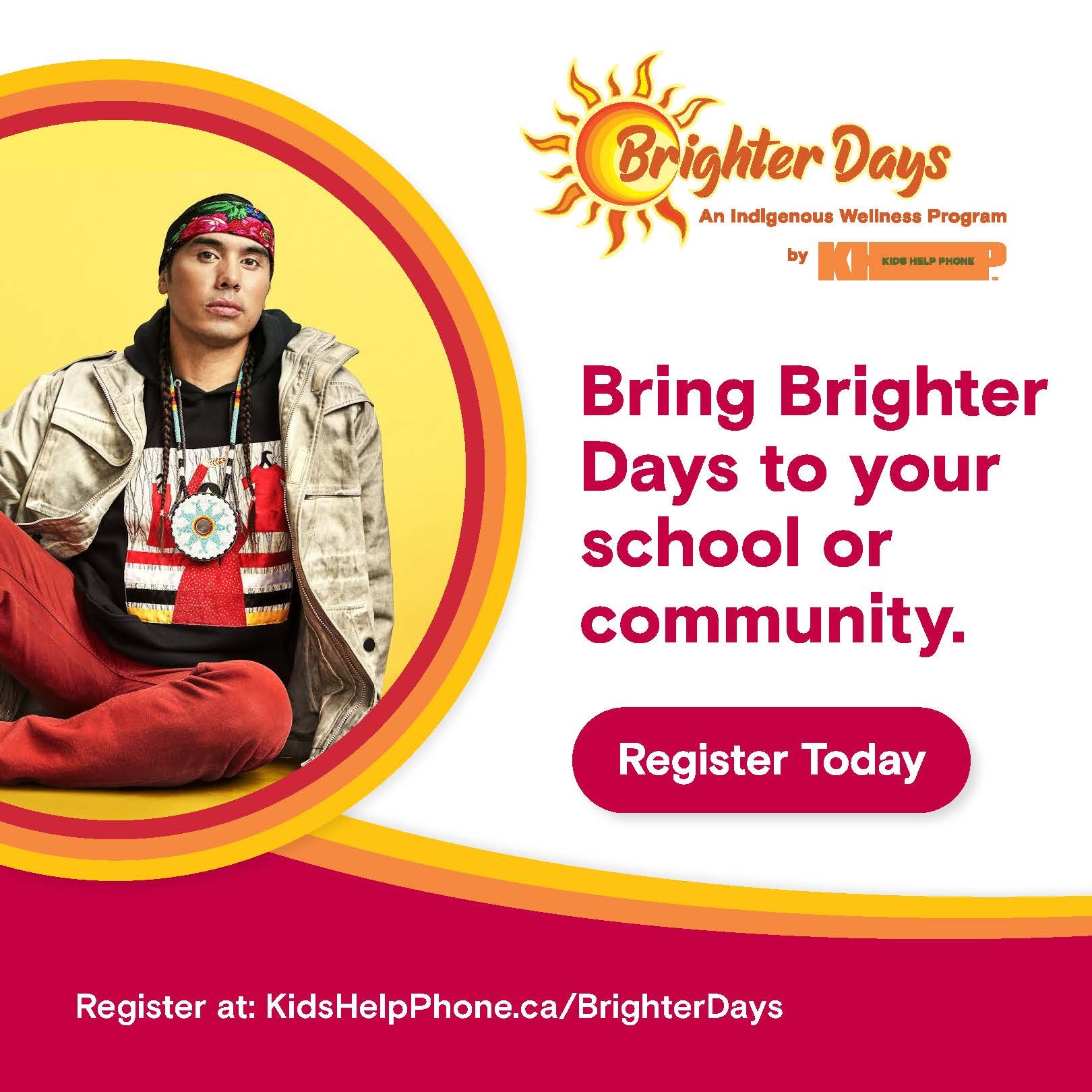 Graphic for Managing Anxiety featuring Notorious Cree Brighter Days module