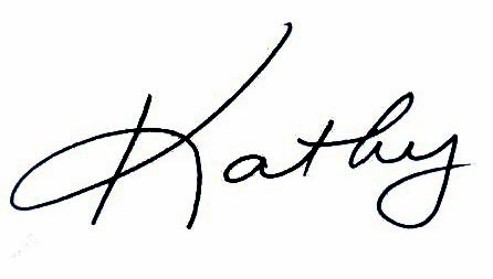 Kathy Hay's signature in cursive