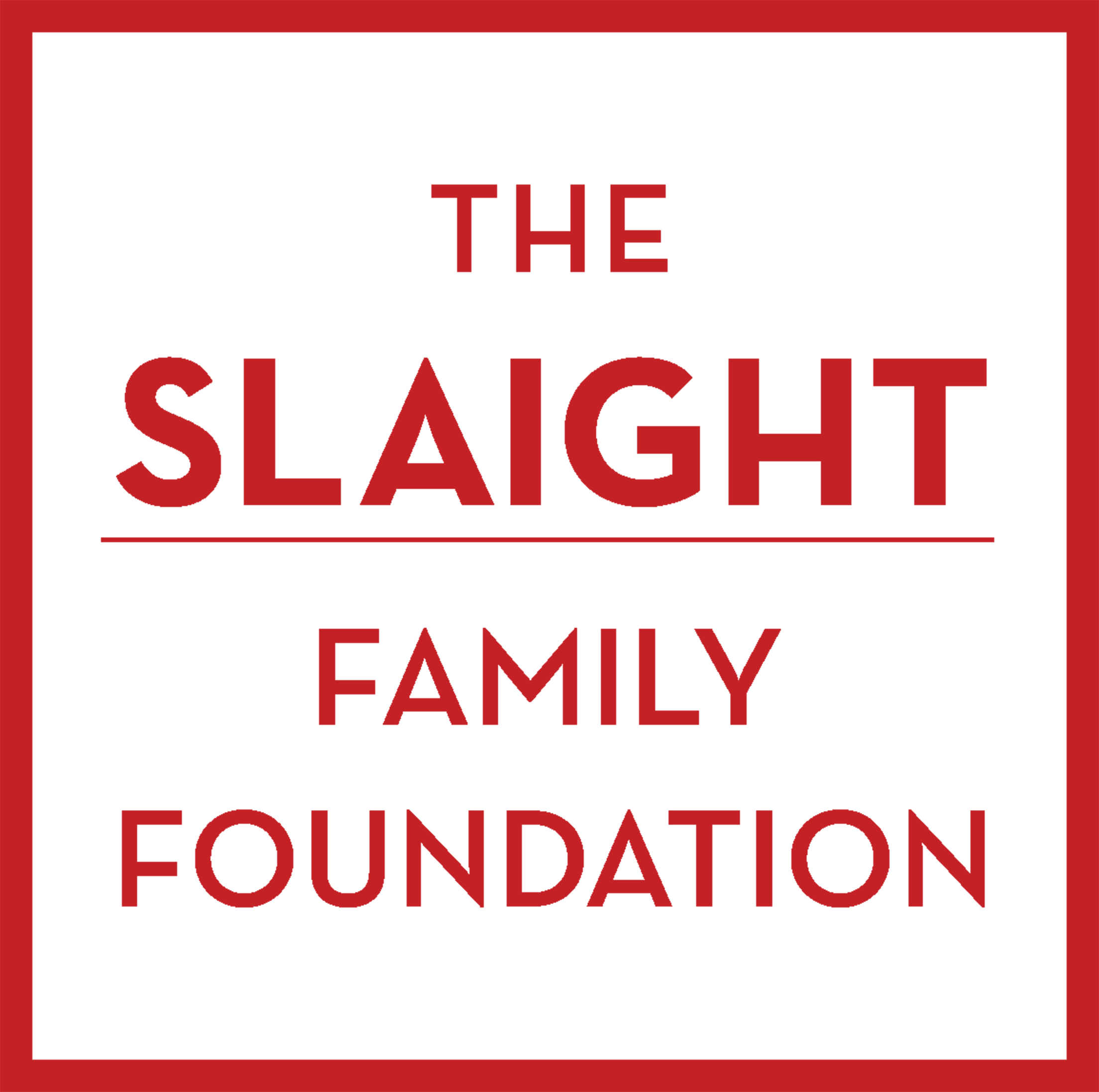 The Slaight Family Foundation logo