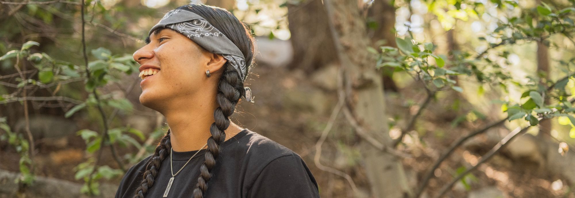 Young person celebrating Indigenous History Month.