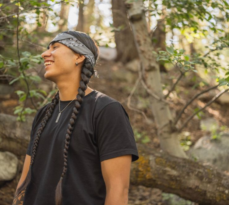 Young person celebrating Indigenous History Month.
