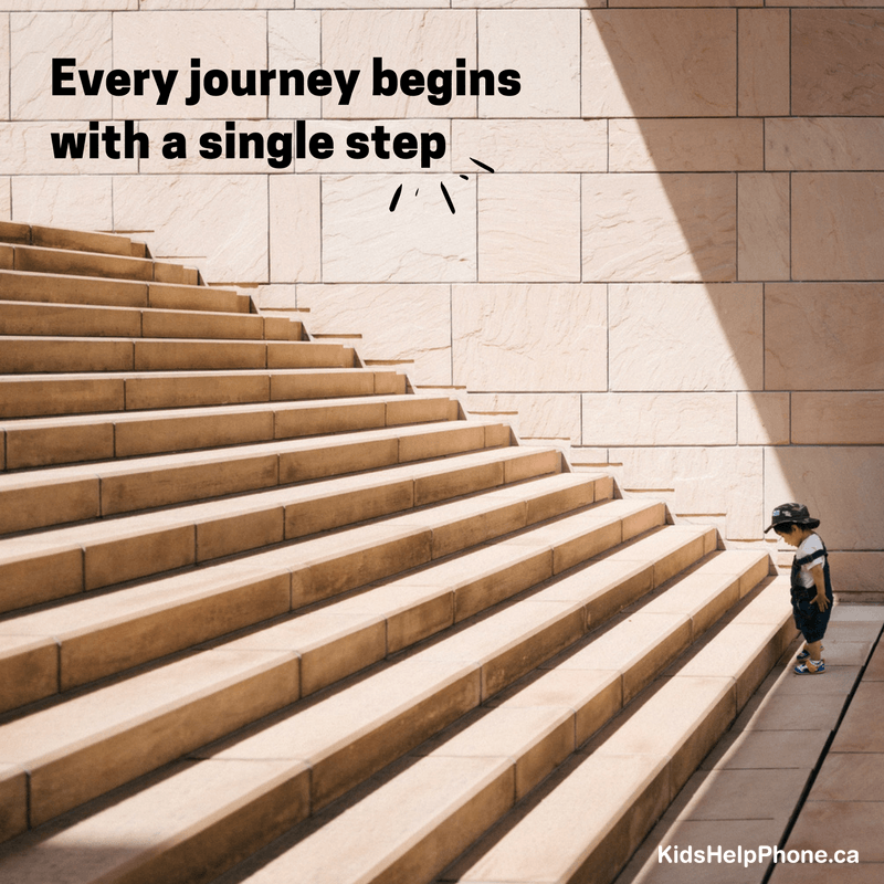 Every journey begins with a single step